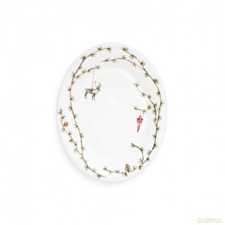 K¤hler - Hammershi Christmas Oval Table Dish - 34x27 cm