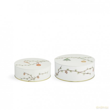 K¤hler - Hammershi Christmas Storage Box 2 stk. - 20 + 22 cm