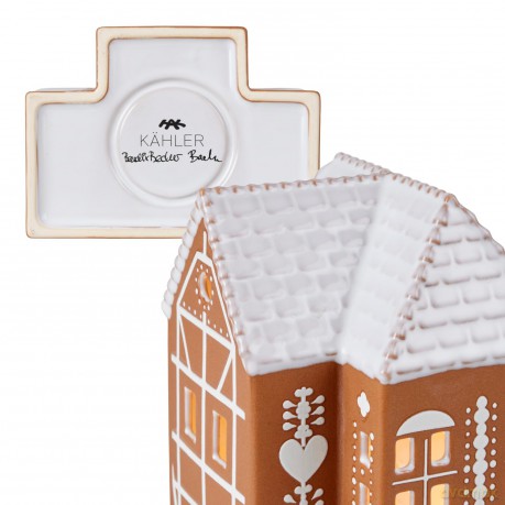K¤hler - Large Gingerbread Light House - 17 cm