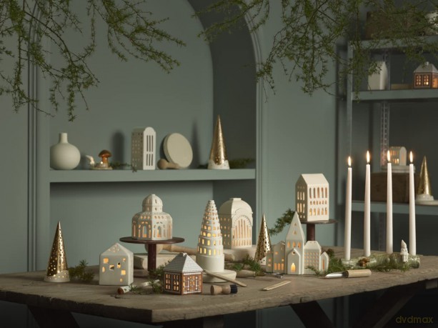 K¤hler - Small Gingerbread Light House - 12 cm