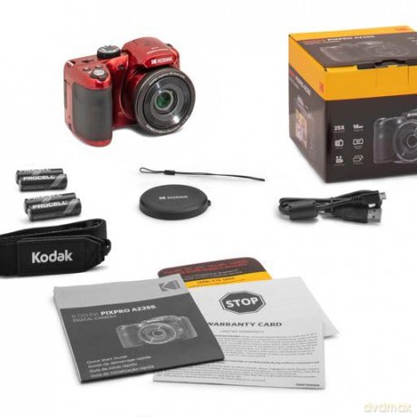 Kodak - Digitalt camera Pixpro AZ255 CCD 25x 16MP - Red