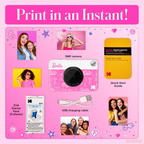 Kodak - Printomatic Barbie Camera