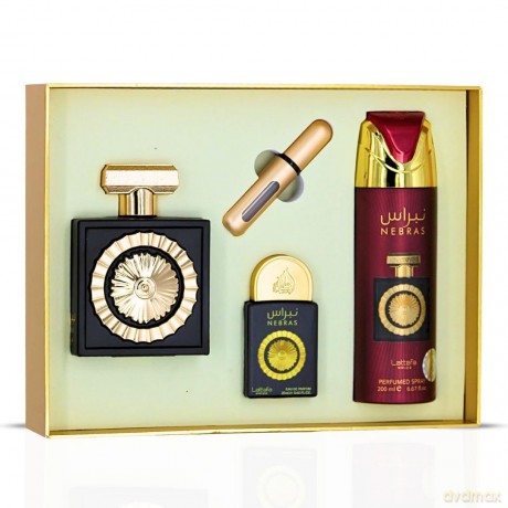 Lattafa - Nebras EDP 100 ml + EDP 20 ml + Deospray 200 ml - Giftset