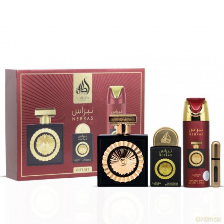 Lattafa - Nebras EDP 100 ml + EDP 20 ml + Deospray 200 ml - Giftset