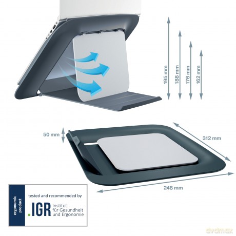 Leitz - Cozy Laptop riser - Grey