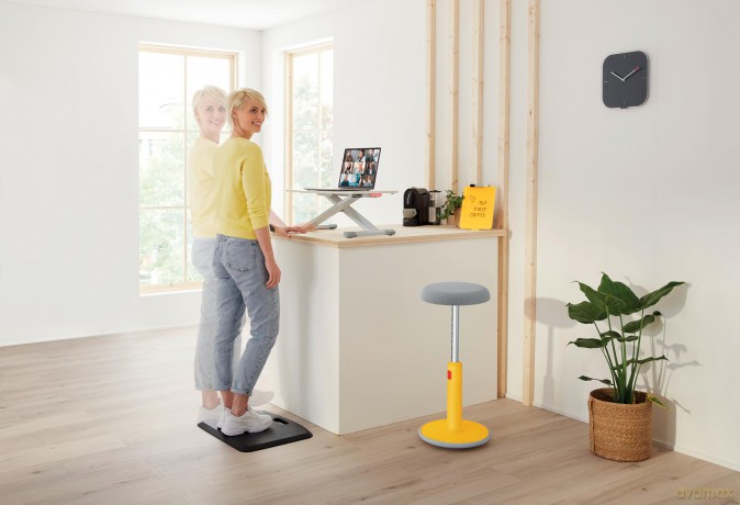Leitz - Desk Mat Ergo Active Anti-fatigue Cosy - 45x56cm - Grey