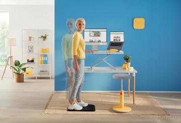 Leitz - Desk Mat Ergo Active Anti-fatigue Cosy - 45x56cm - Grey