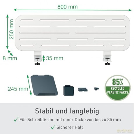 Leitz - Sit/stand table Ergo Small electric white