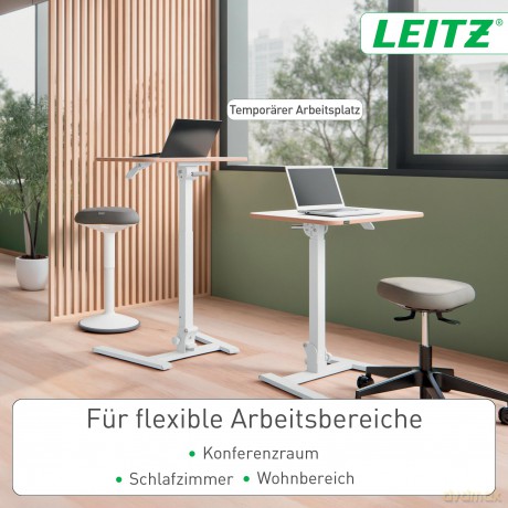 LEITZ - Sit/standing desk Ergo Small foldable white