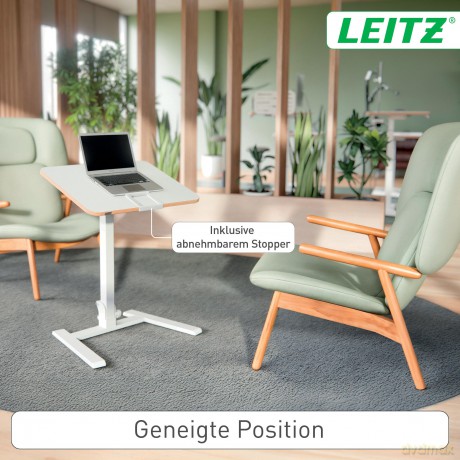 LEITZ - Sit/standing desk Ergo Small foldable white