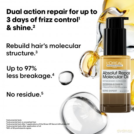 L'Oreal Professionnel - Absolut Repair Molecular Bi-Phase Oil 30ml