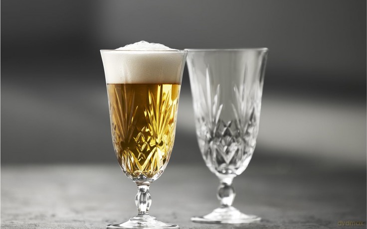 Lyngby Glas - Crystal Melodia Beer Glass - 40 cl - Set of 4