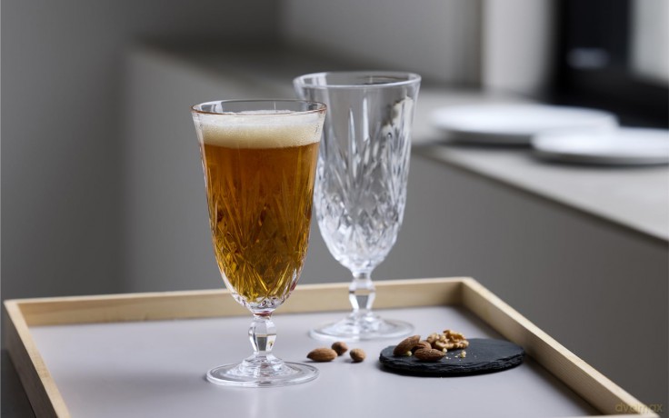 Lyngby Glas - Crystal Melodia Beer Glass - 40 cl - Set of 4