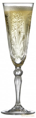 Lyngby Glas - Crystal Melodia Champagne Glass - 16 cl - Set of 4