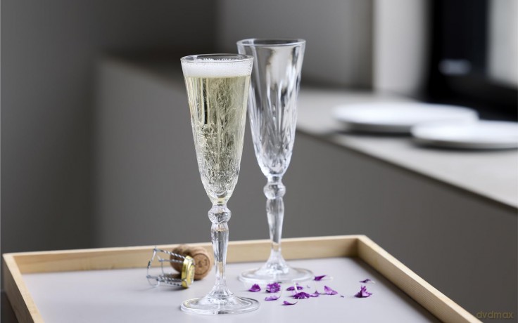 Lyngby Glas - Crystal Melodia Champagne Glass - 16 cl - Set of 4