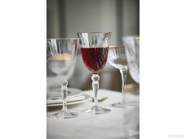 Lyngby Glas - Crystal Melodia Red Wine Glass - 27 cl - Set of 4