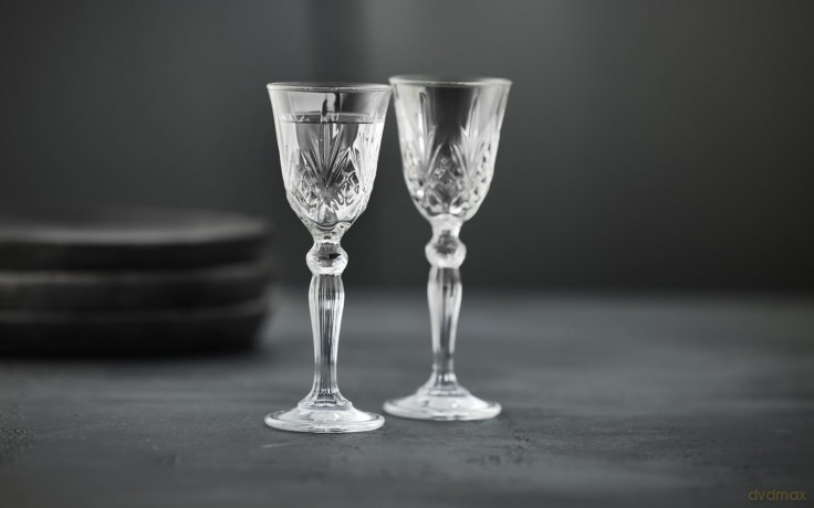 Lyngby Glas - Crystal Melodia Shot Glass - 5 cl - Set of 4