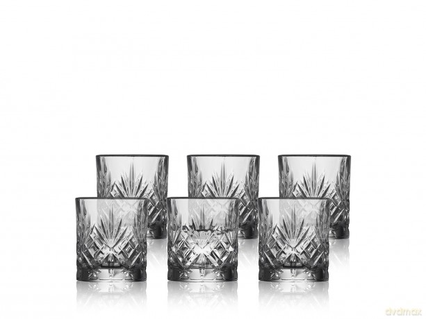 Lyngby Glas - Crystal Melodia Shot Glasses - 8 cl - Set of 6