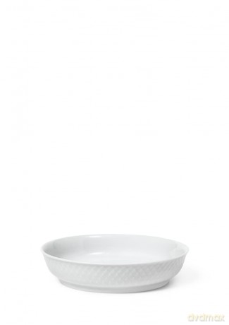 Lyngby Porceln - Rhombe Color Dessert Plate 16 cm - White