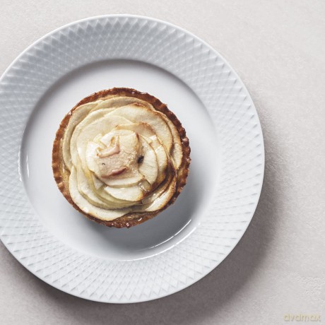 Lyngby Porceln - Rhombe White Plate 21 cm