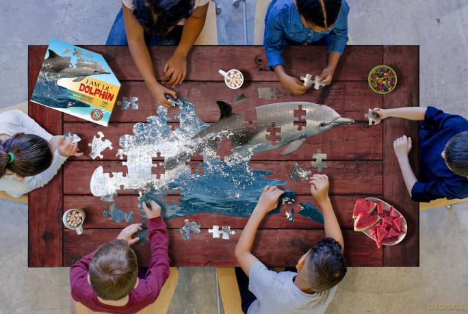 Madd Capp - I Am LiL' Dolphin 100 pcs Puzzle (105200)