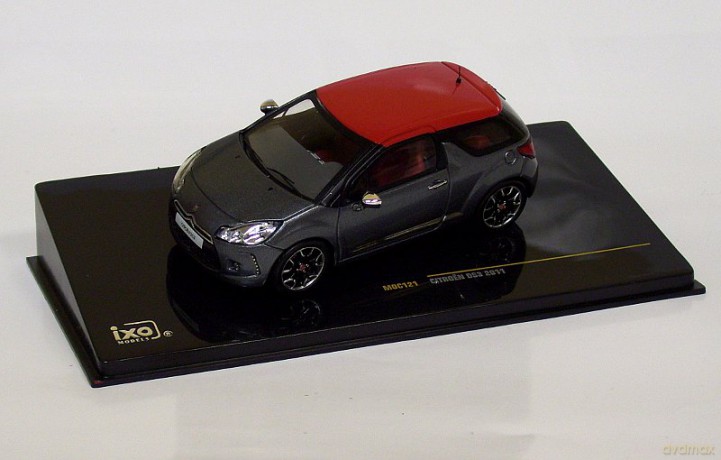 IXO Citroen DS3 2011 (metallic greyred) [ZABAWKA]