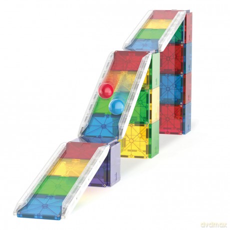 MAGNA-TILES - Rail Racers Deluxe˘ 90 Piece Set (90361)