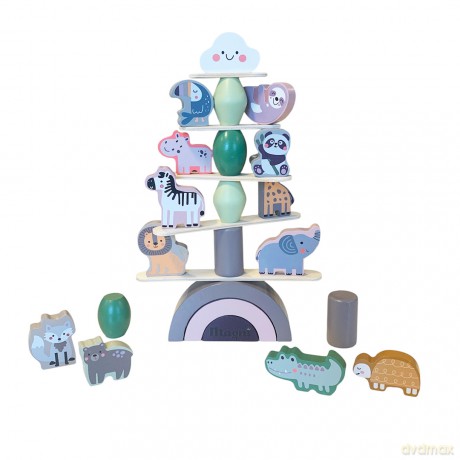 Magni - Montessori balance stacker with animals FSC 100% (5764)