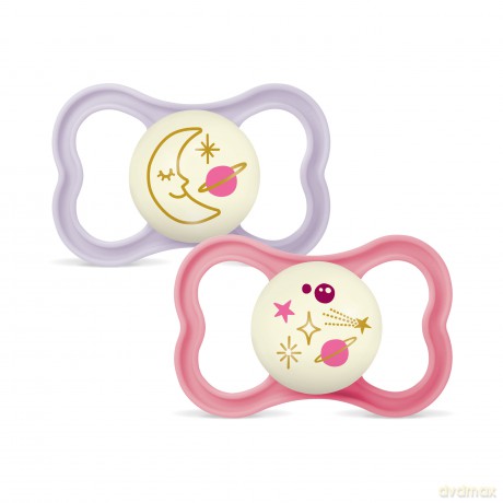 MAM - Air Night Silk 16-36m 2p Box V - Pink