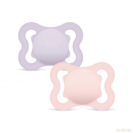 MAM - Air Silk 0-6m 2p Box V - Pink - 0-6 months