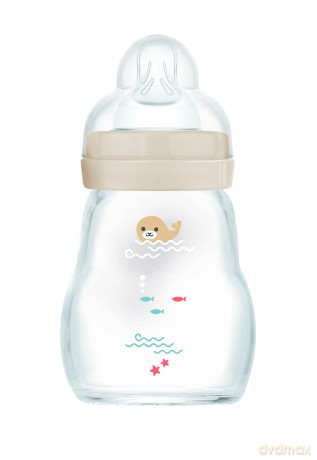 MAM - Feel Good Glass Bottle - Neutral - 170 ml