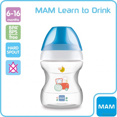 MAM - Learn To Drink Cup - Blue - 190ml