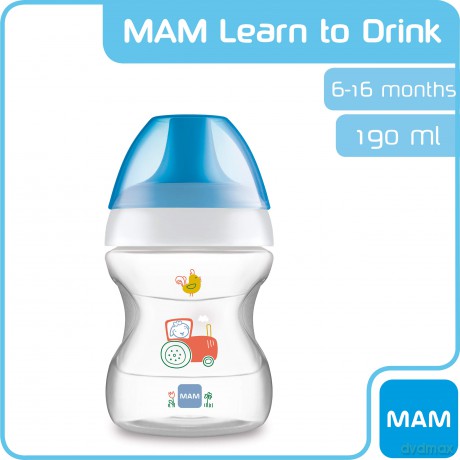 MAM - Learn To Drink Cup - Blue - 190ml
