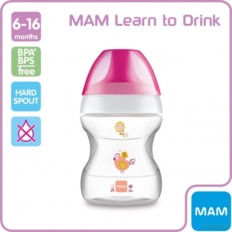 MAM - Learn To Drink Cup - Pink - 190 ml