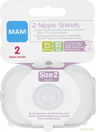 MAM - Nipple Shields - Steri-box - L