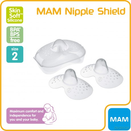 MAM - Nipple Shields - Steri-box - L