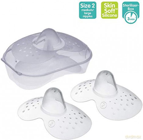 MAM - Nipple Shields - Steri-box - L