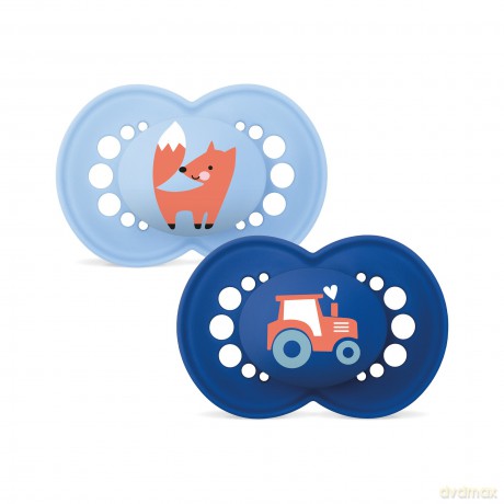 MAM - Original Natural Rubber Pacifier - Blue - 6-16 months