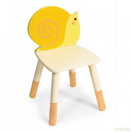 Mentari - Snail Chair - Cream-Nature - 48.8 x 30.7 x 31.2 cm