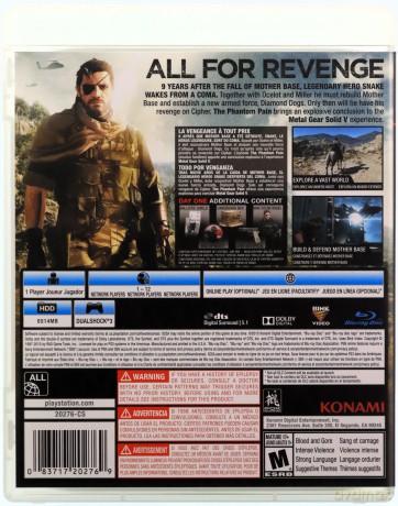 Metal Gear Solid V: The Phantom Pain [GRA PS3]