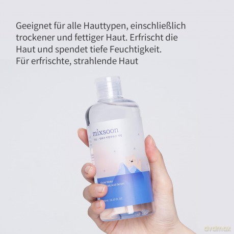 Mixsoon - Glacier Water Hyaluronic Acid Serum - 300 ml [KOMSETYKI]