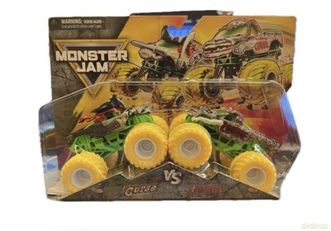 Monster Jam - 1:64 Die Cast 2 pack - Pirate's Curse Vs Zombie