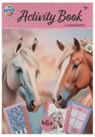 Moxy - Horse activity book A4, 24 sheets (190010)