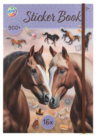 Moxy - Horse sticker book a4, 16 sheets (190001)