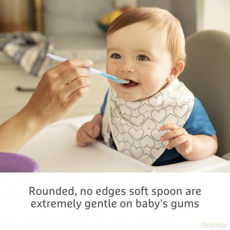Munchkin - Soft Tip Infant Spoons - 6 psc. +4m