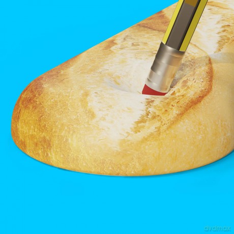 Mustard - Baguette Keyboard Rest - Golden - 40 cm