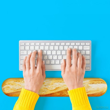 Mustard - Baguette Keyboard Rest - Golden - 40 cm