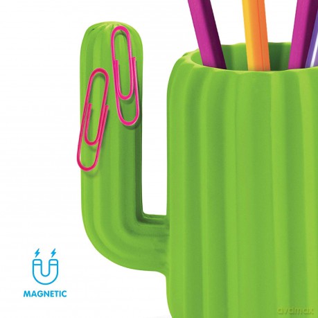 Mustard - Cactus Desk Organiser - Green