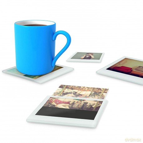 Mustard - Polaroid Instant Coasters - 10 cm x 10 cm