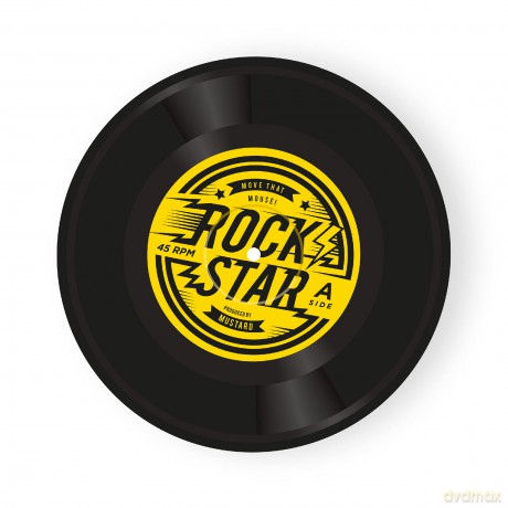 Mustard - Rock Star Mouse Mat